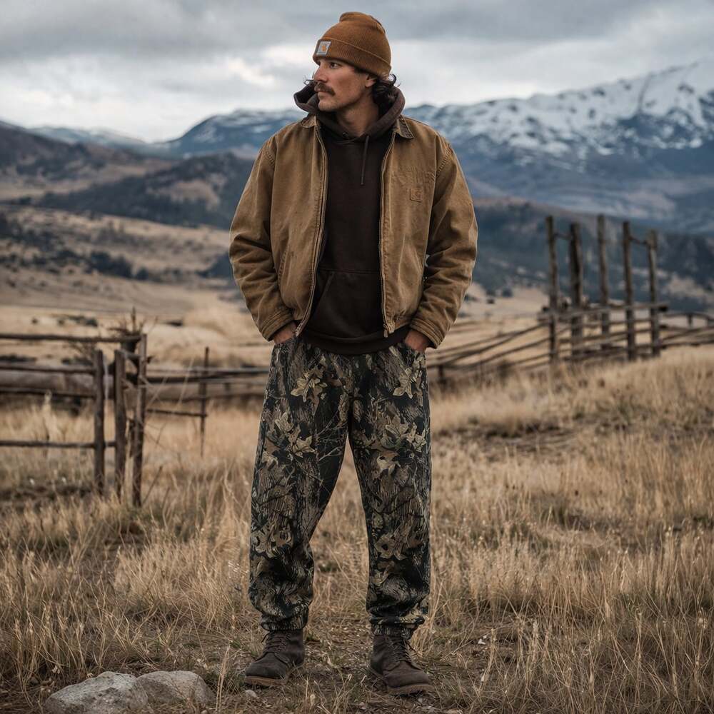 ScentLok Mossy Oak Break-Up Camo Hunting Pants Made in USA VINTAGE